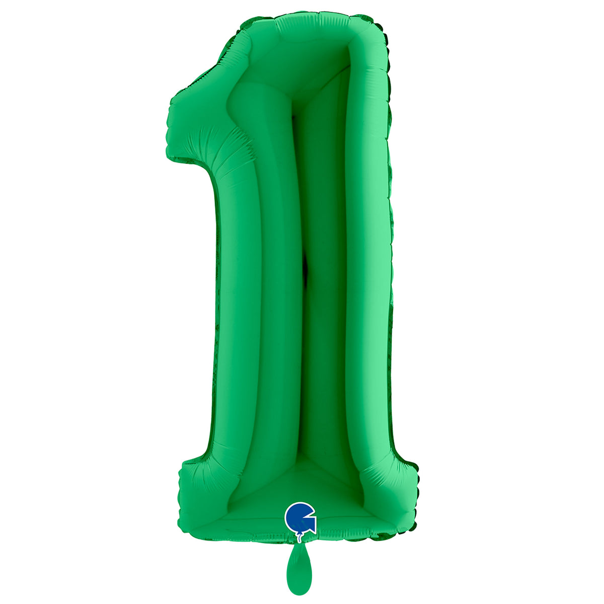 1 Ballon XXL - Chiffre 1 - Vert
