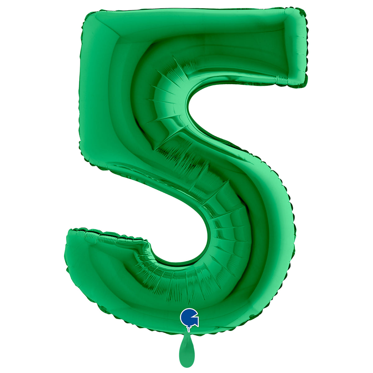 1 Ballon XXL - Chiffre 5 - Vert