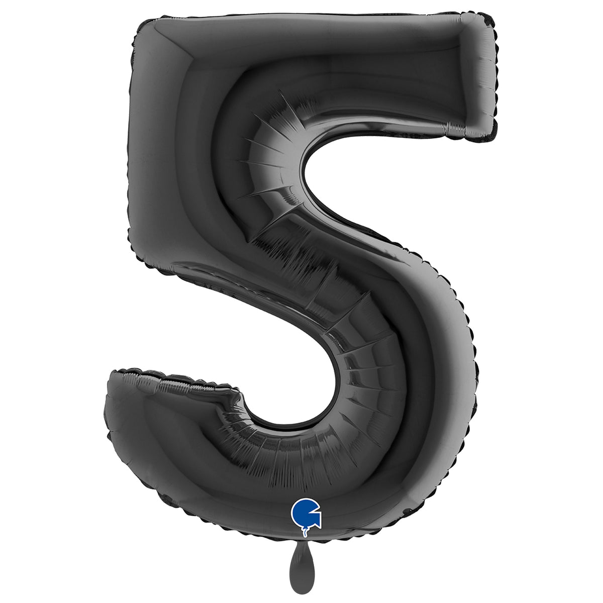 1 Ballon XXL - Chiffre 5 - Noir