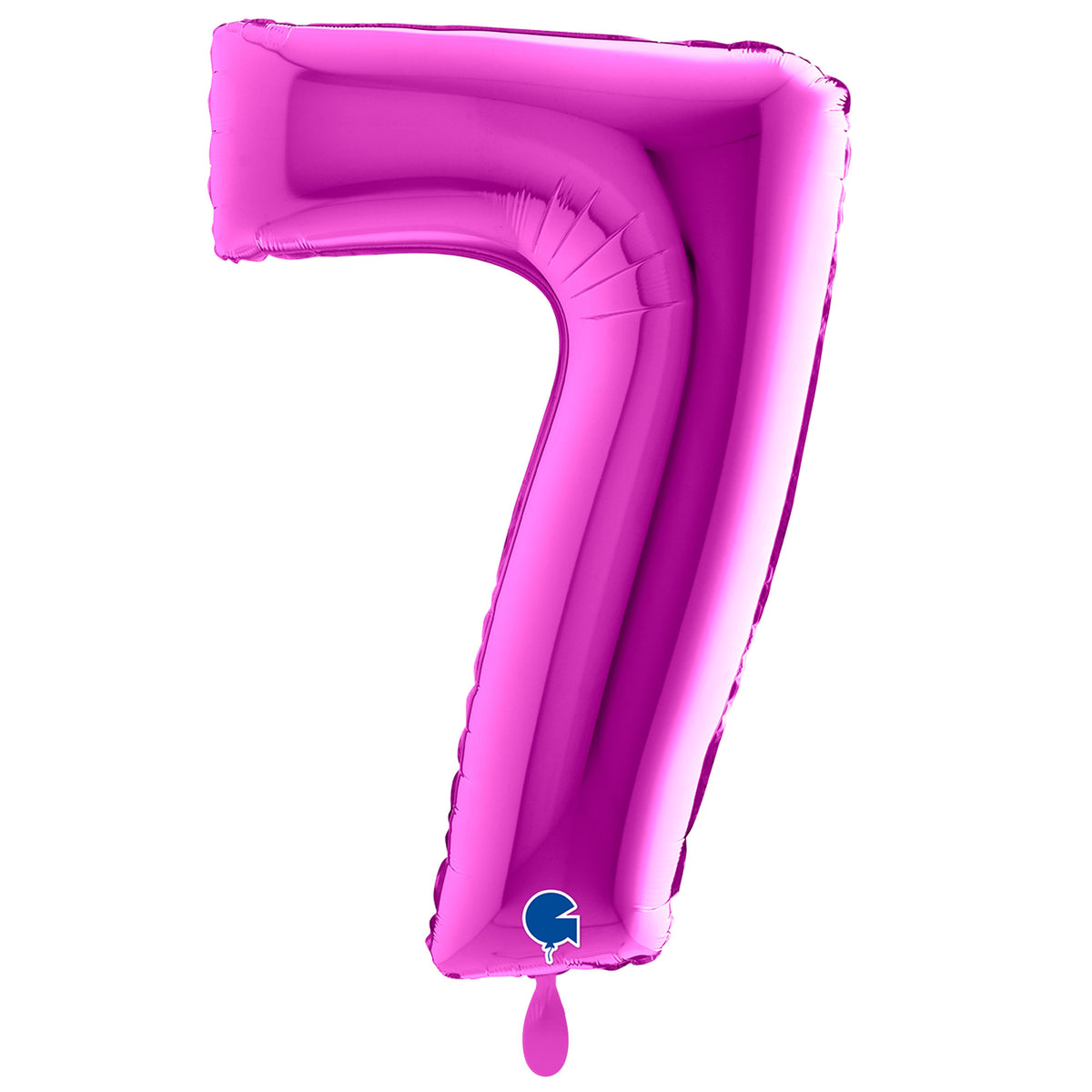 1 Ballon XXL - Chiffre 7 - Violet