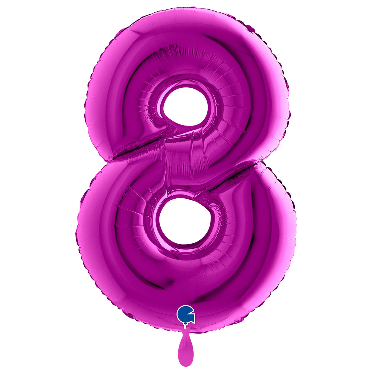 1 Ballon XXL - Chiffre 8 - Violet