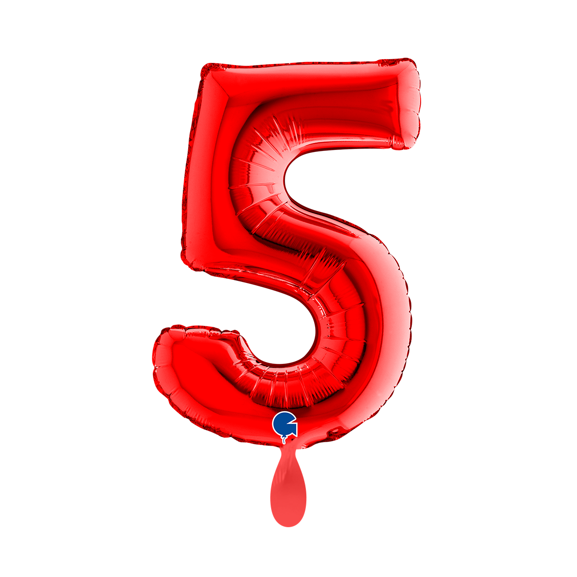 1 Ballon XS - Nummer 5 - Rood