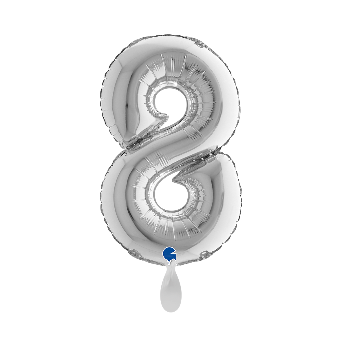 1 Ballon XS - Numéro 8 - Argent