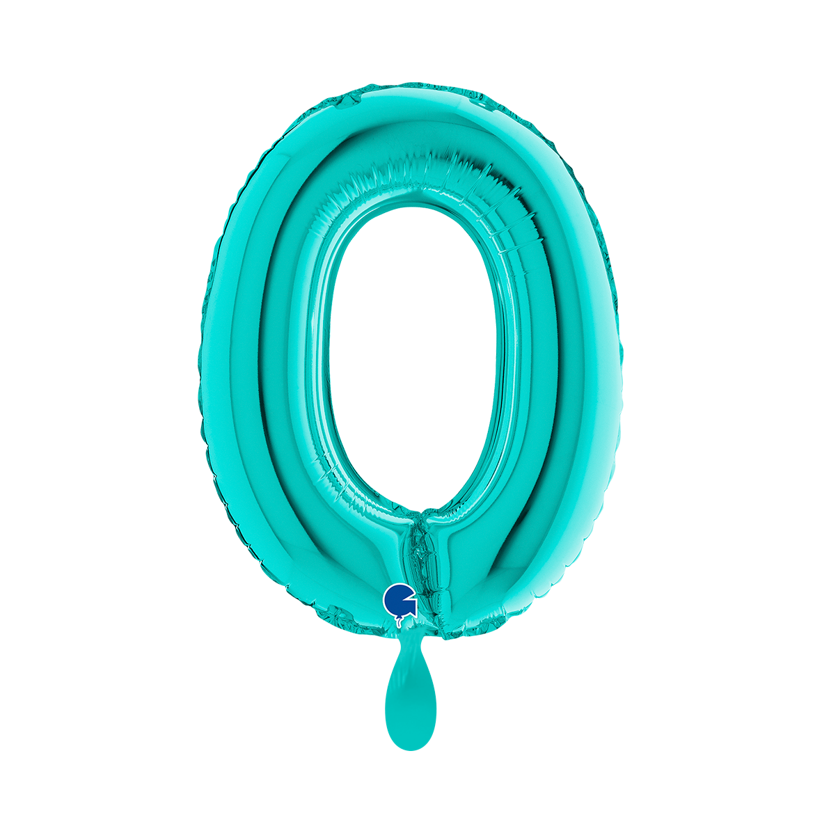 1 Ballon XS - Cijfer 0 - Tiffany