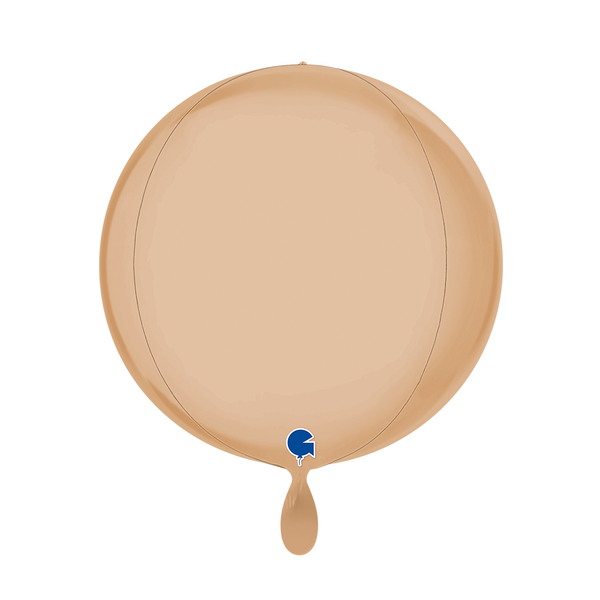 1 Ballon 4D - Globe - Satin Nude