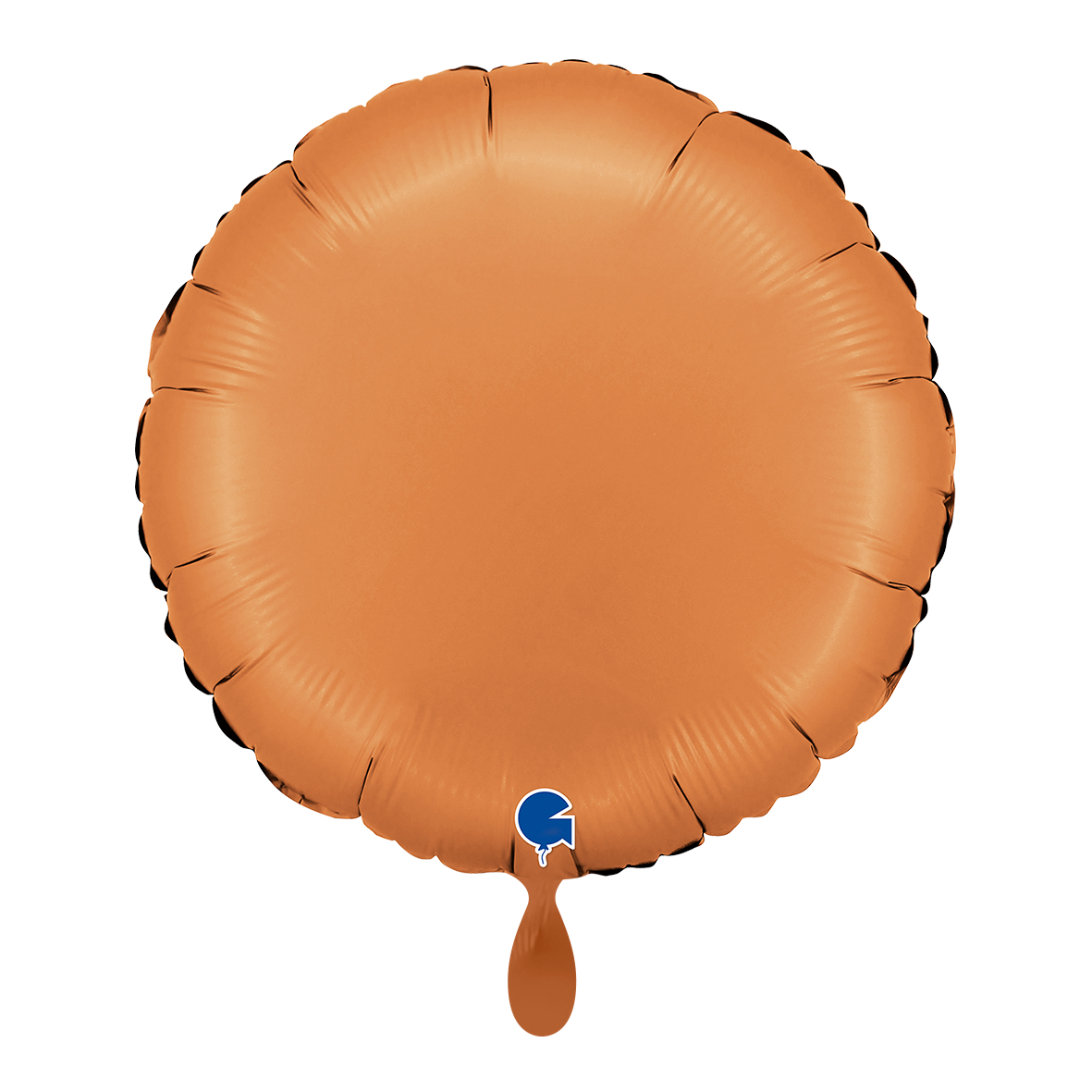 1 Ballon - Rond - Caramel Satiné