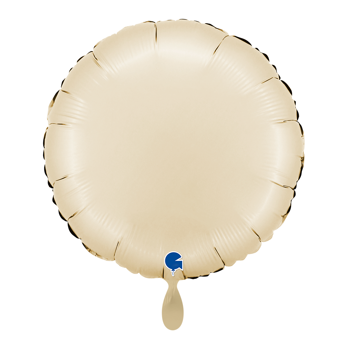 1 Ballon - Rond - Crème Satin