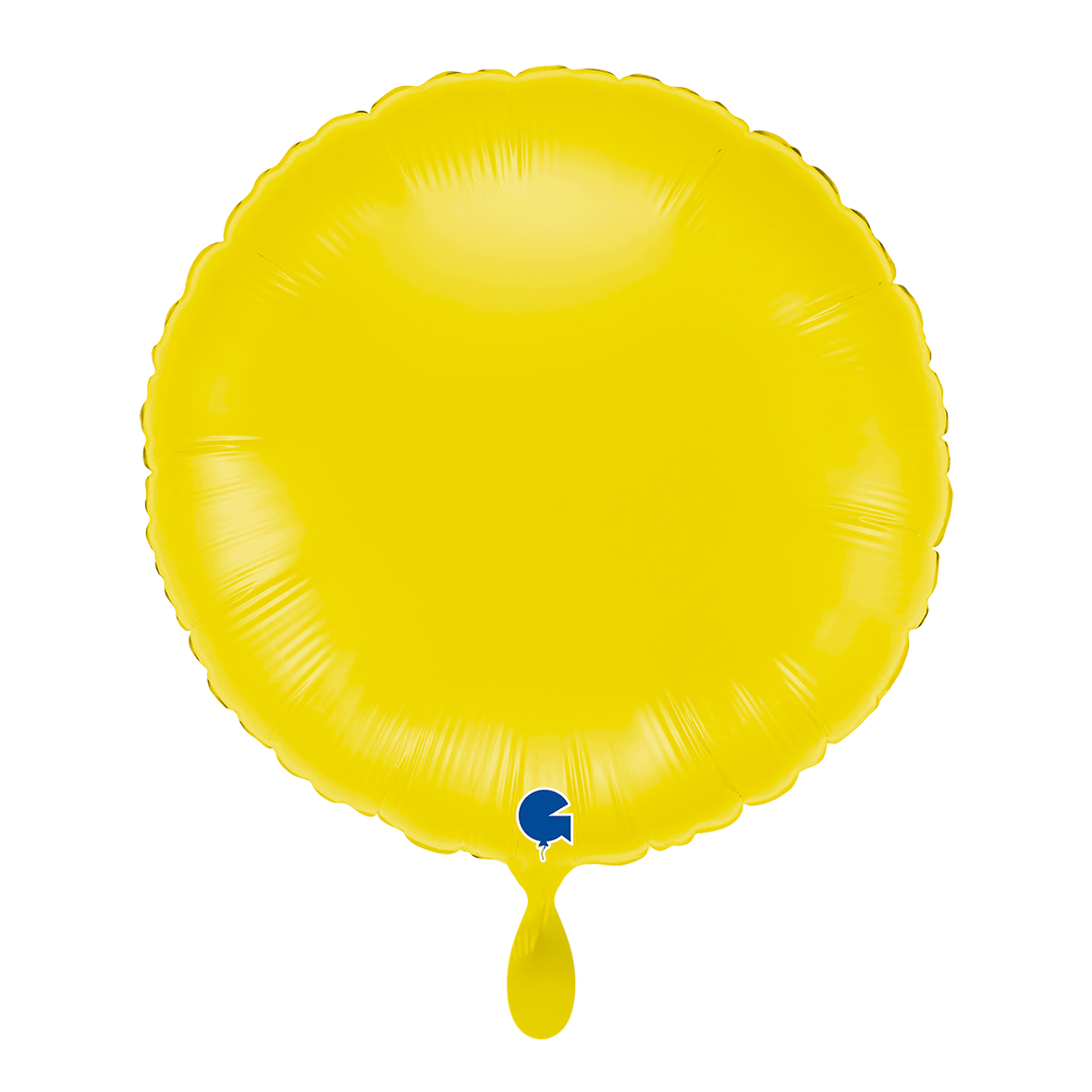 1 Ballon - Rond - Jaune pastel