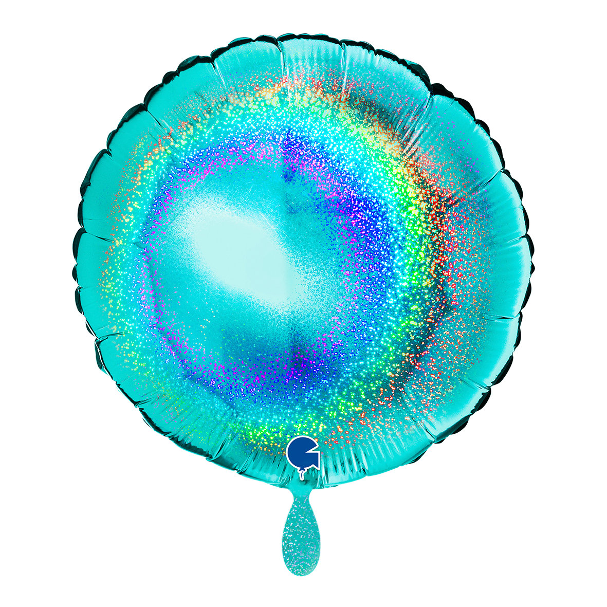 1 Ballon – Rond – Paillettes Holographiques Tiffany