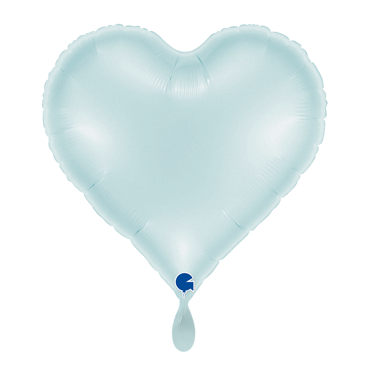 1 Ballon - Sweetie Heart 18in Satijn Pastelblauw