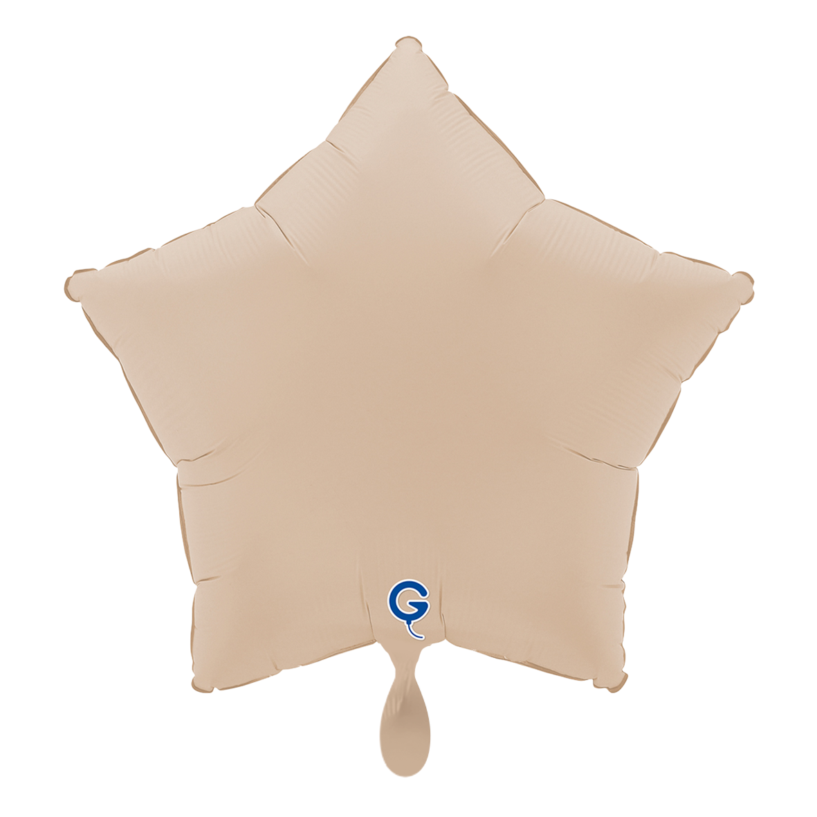 1 Ballon – Étoile – Mat doux Cappuccino