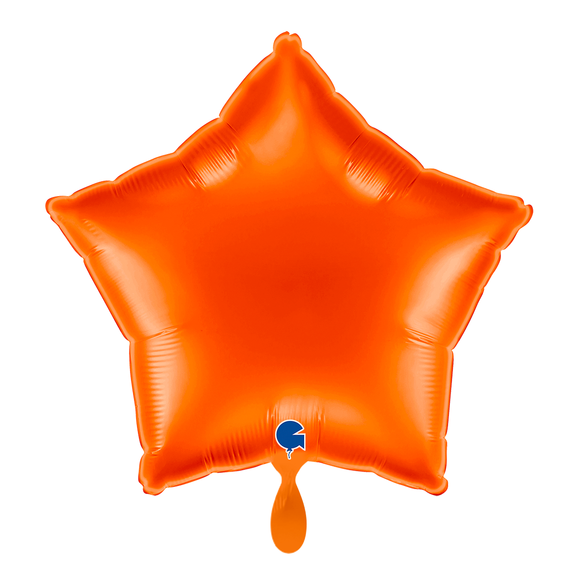 1 Ballon - Étoile - Orange