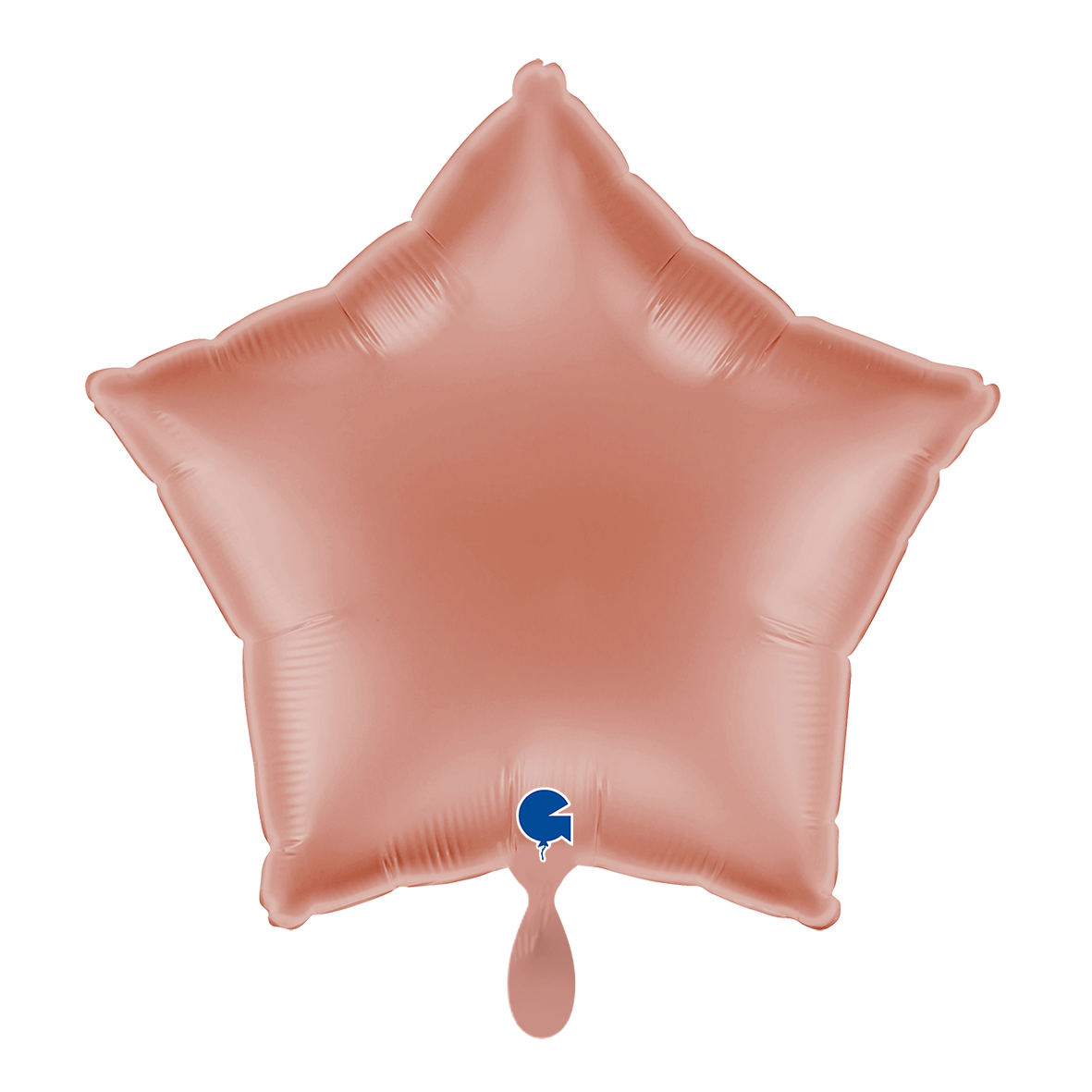 1 Ballon - Étoile - Or rose