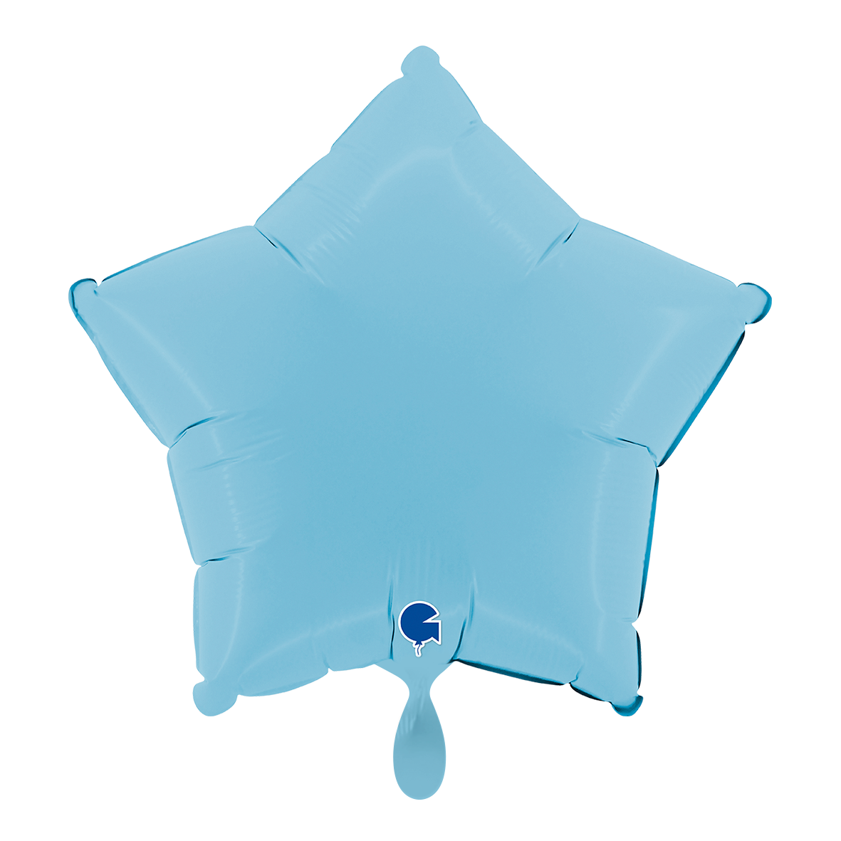 1 Ballon - Étoile - Bleu mat