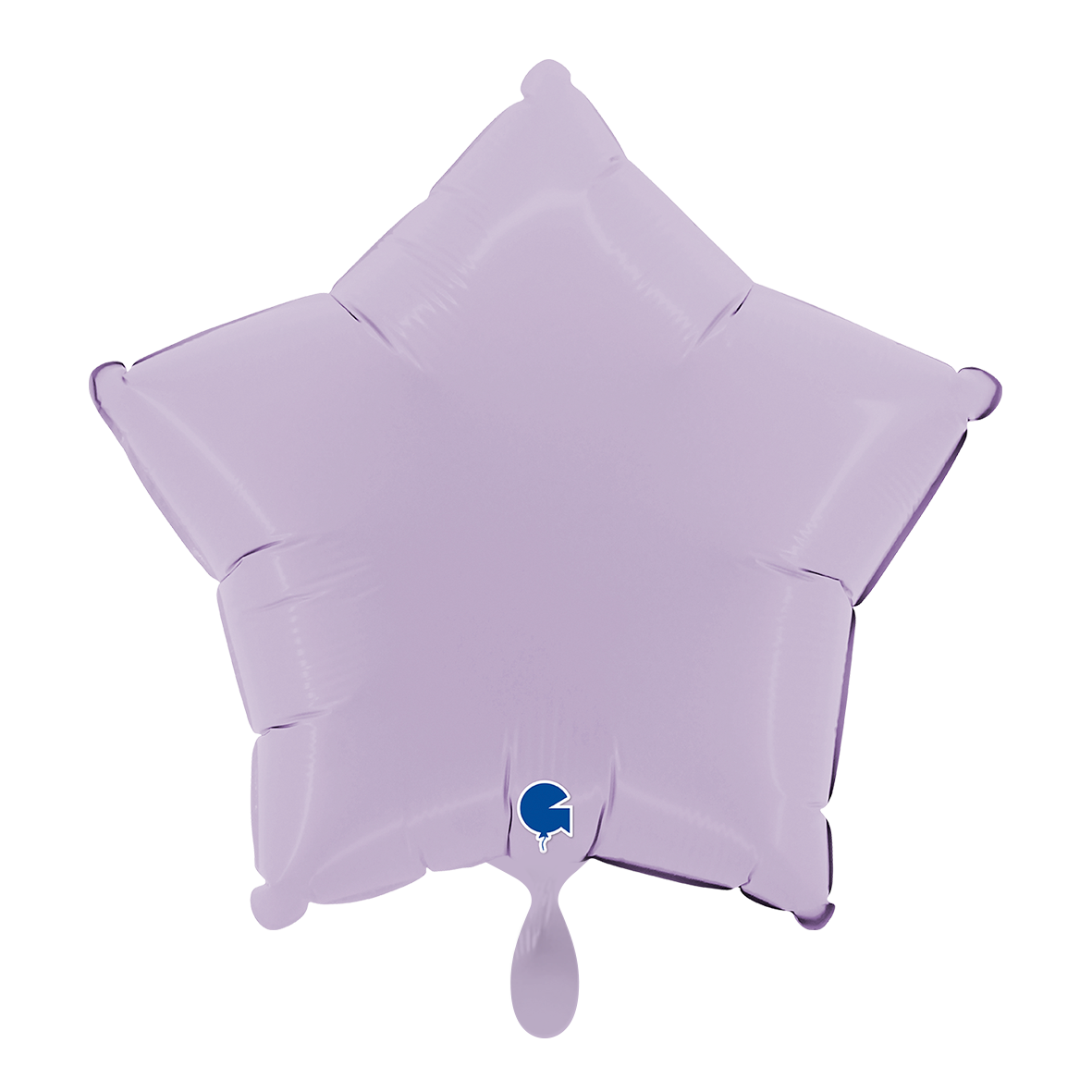 1 Ballon - Ster - Mat Lila
