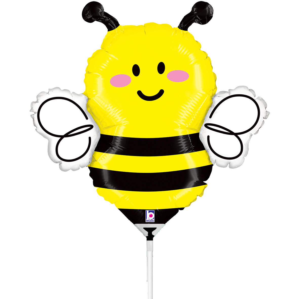 10 Mini Airballonnen - Bij (Onverpakt)
