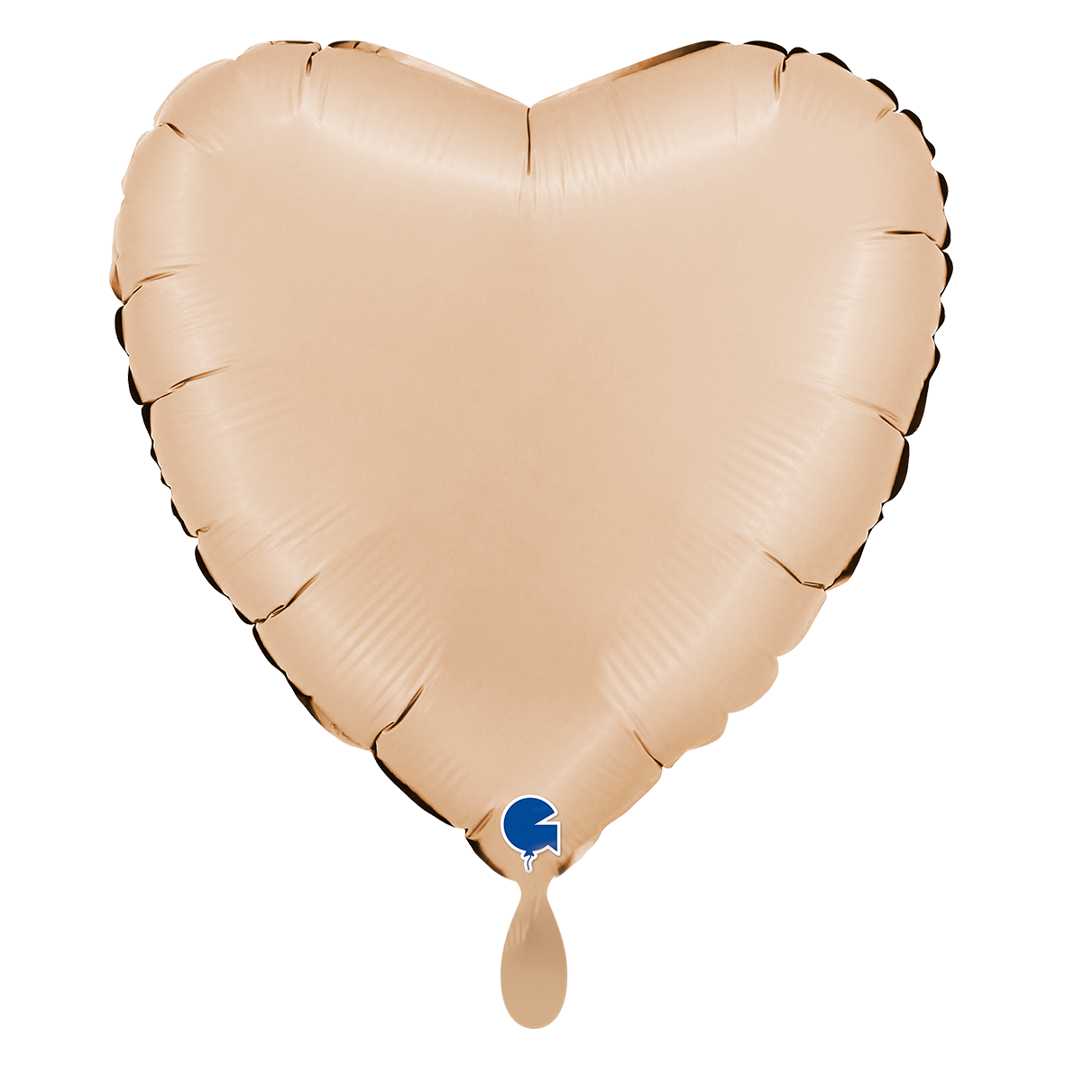 1 Ballon XL – Hart – Satin Nude