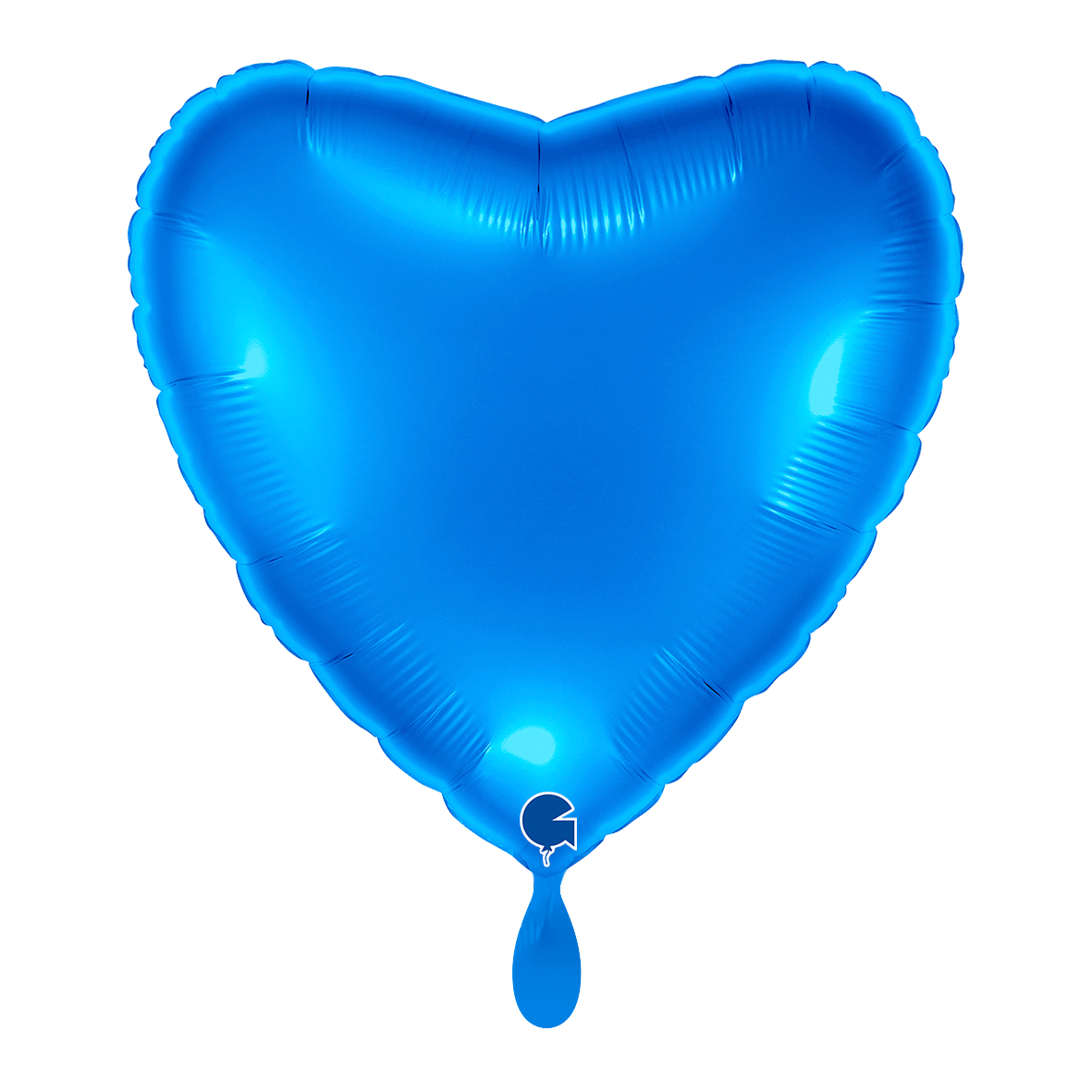 1 Ballon XL - Cœur - Bleu