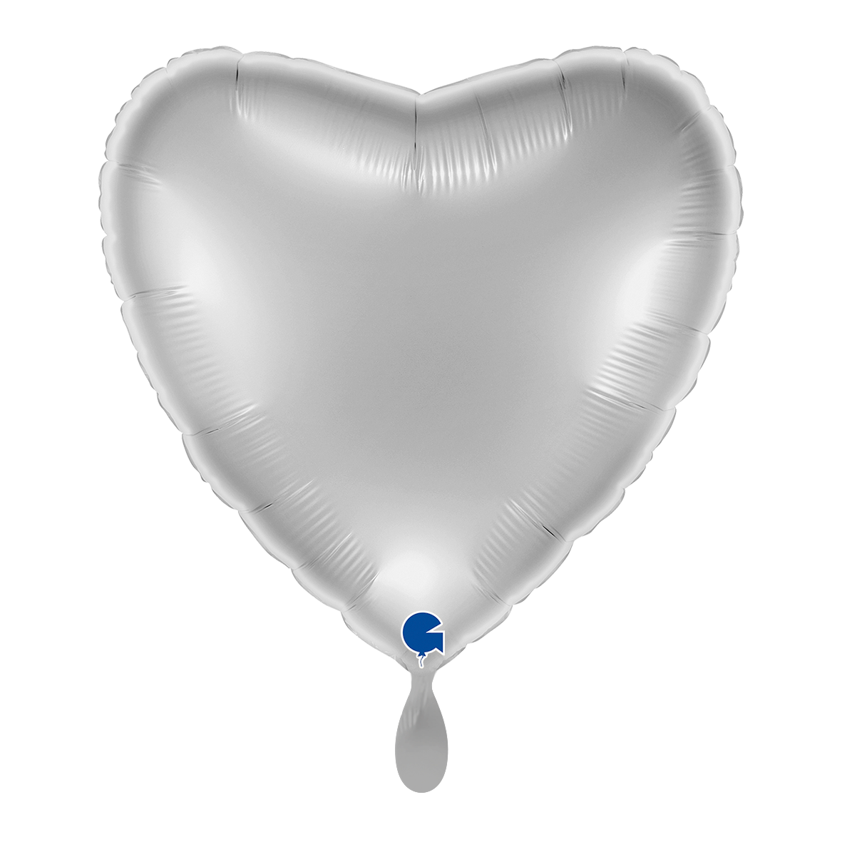 1 Ballon XL - Hart - Zilver