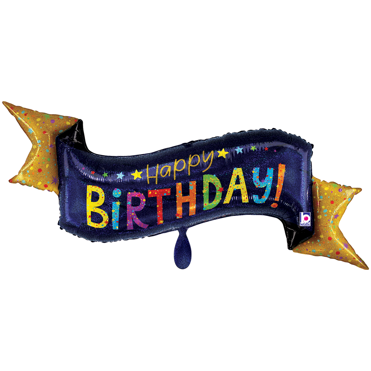 1 Ballon XXL – Bannière d'anniversaire Marine