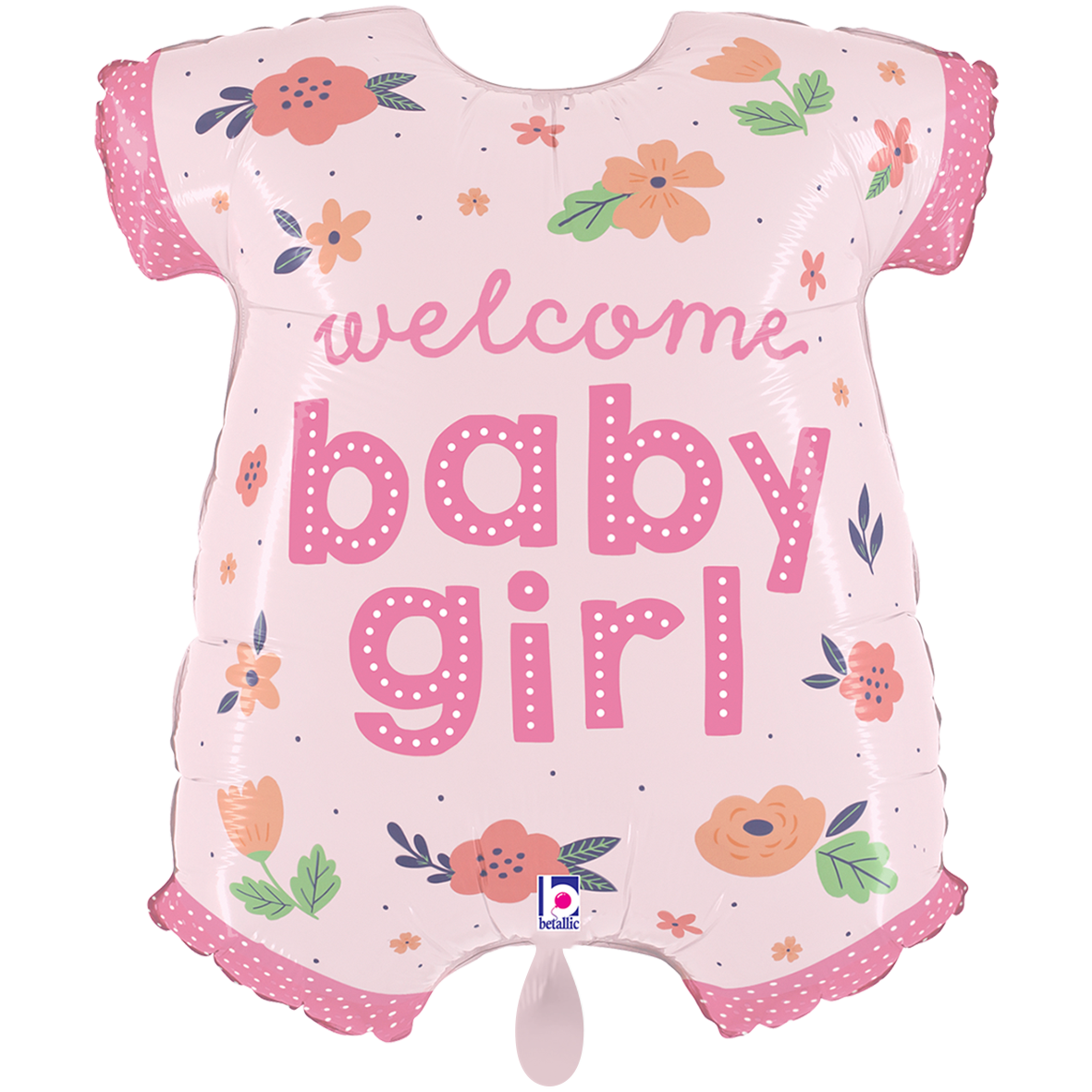 1 Ballon XXL - Grenouillère bébé fille