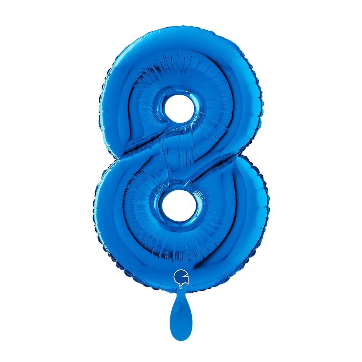 1 Ballon XL - Chiffre 8 - Bleu