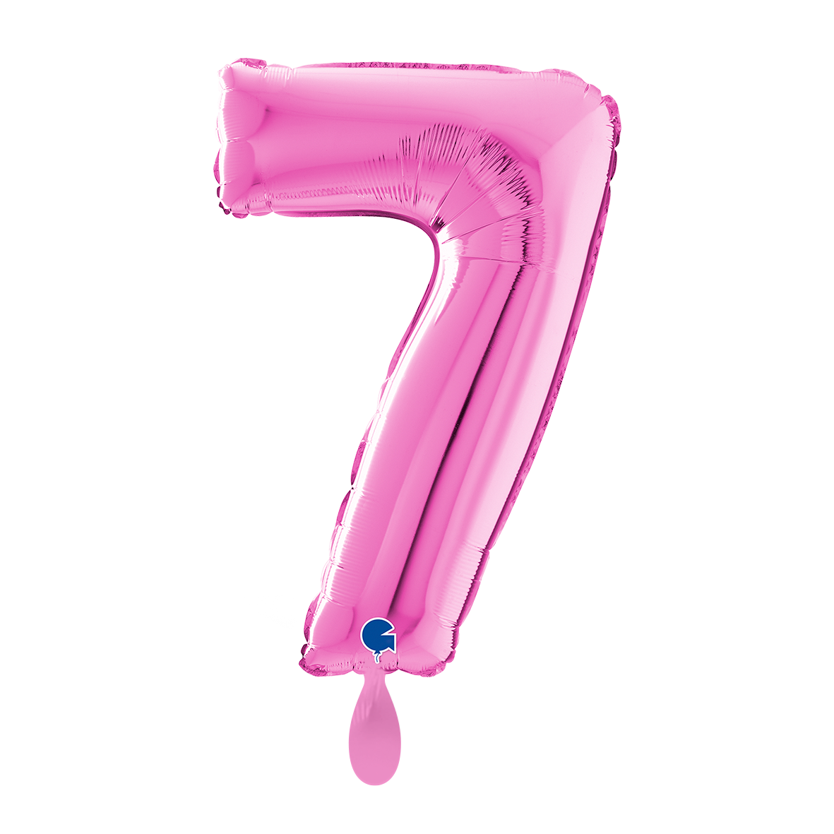 1 ballon XL - Chiffre 7 - Fuxia