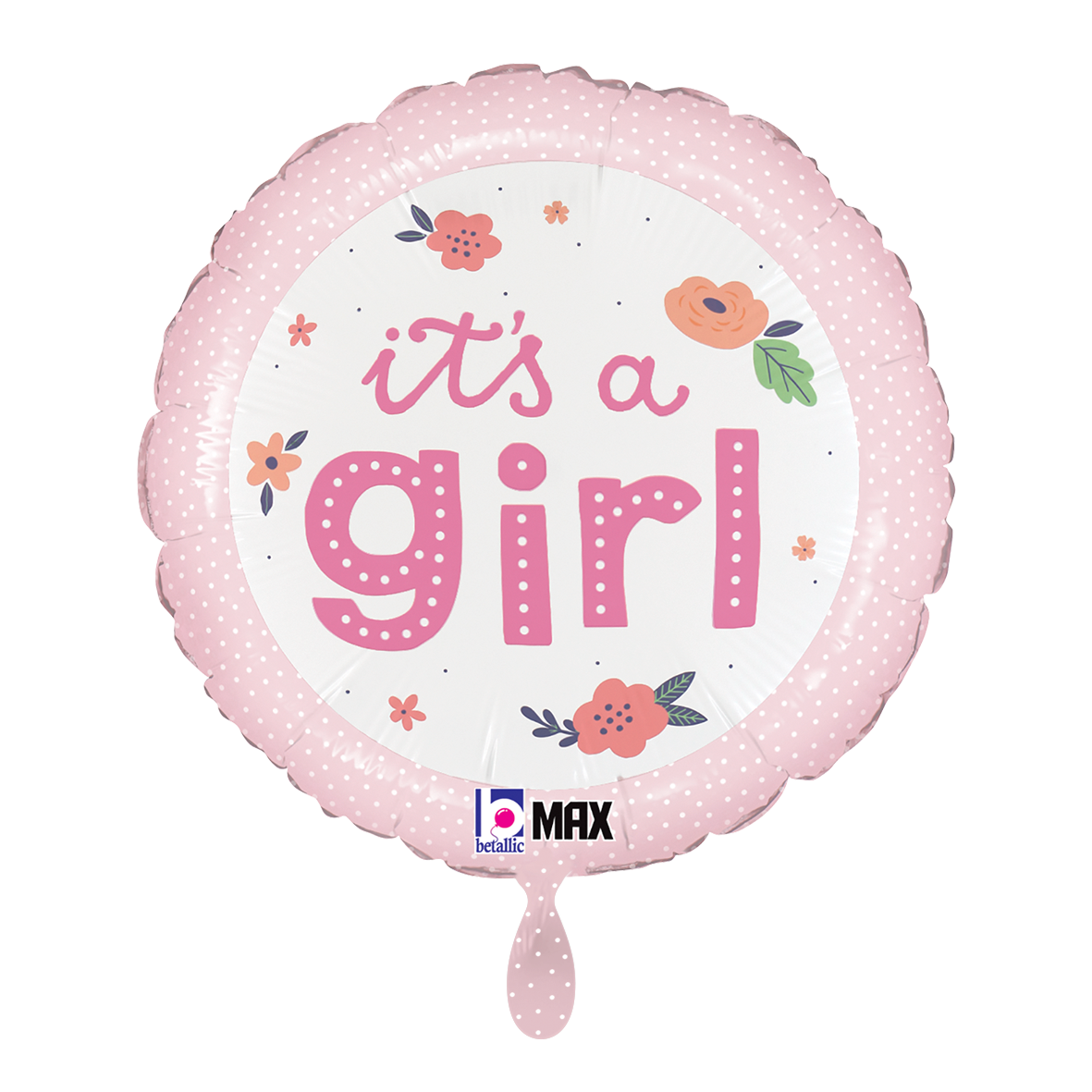 1 ballon - It's A Girl romper