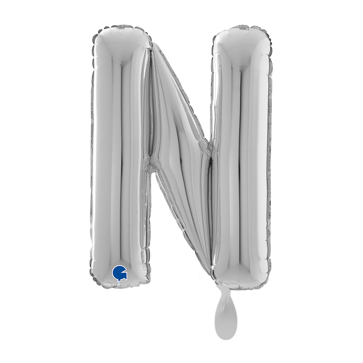 1 Ballon XL - Lettre N - Argent