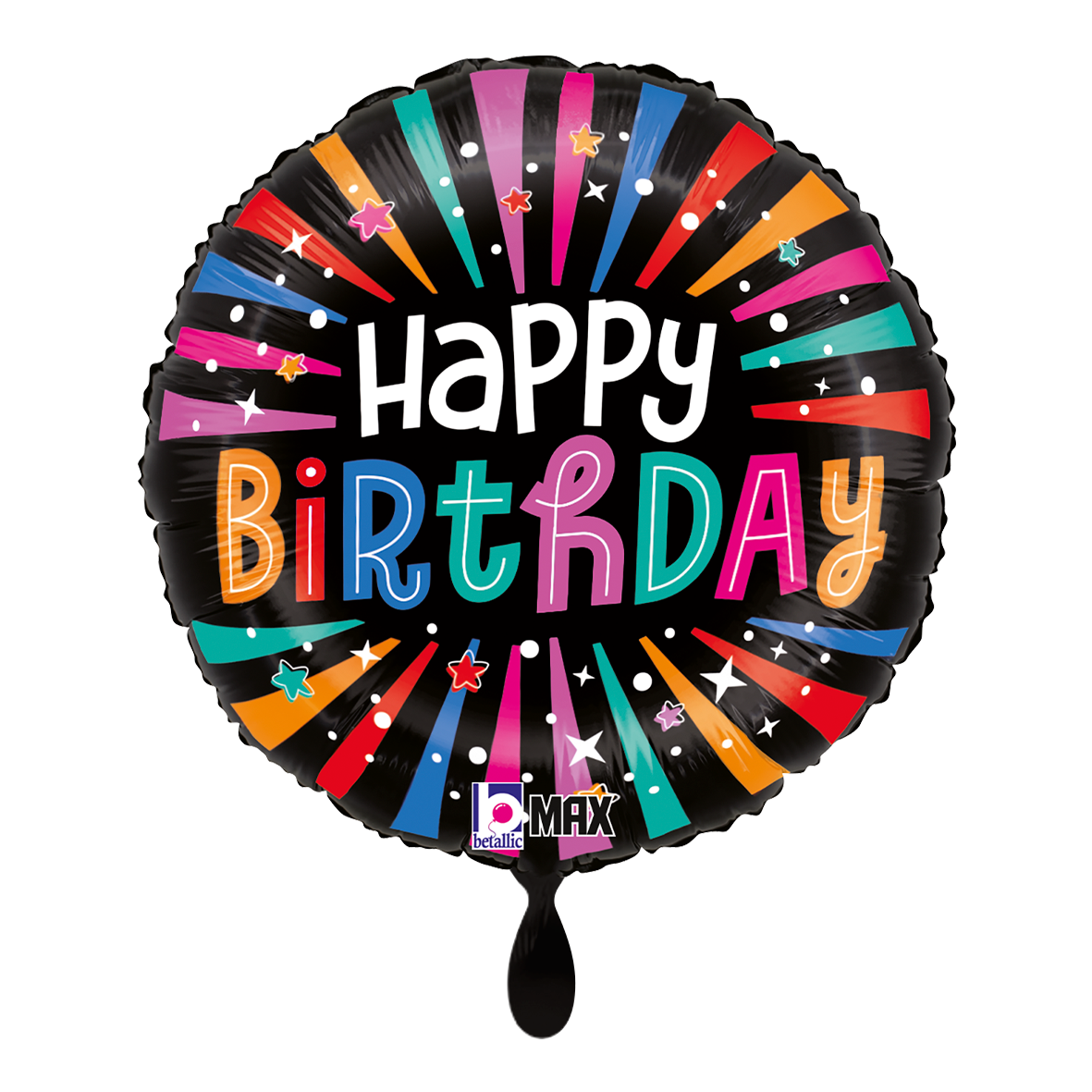 1 Ballon – Le scintillement coloré de l'anniversaire