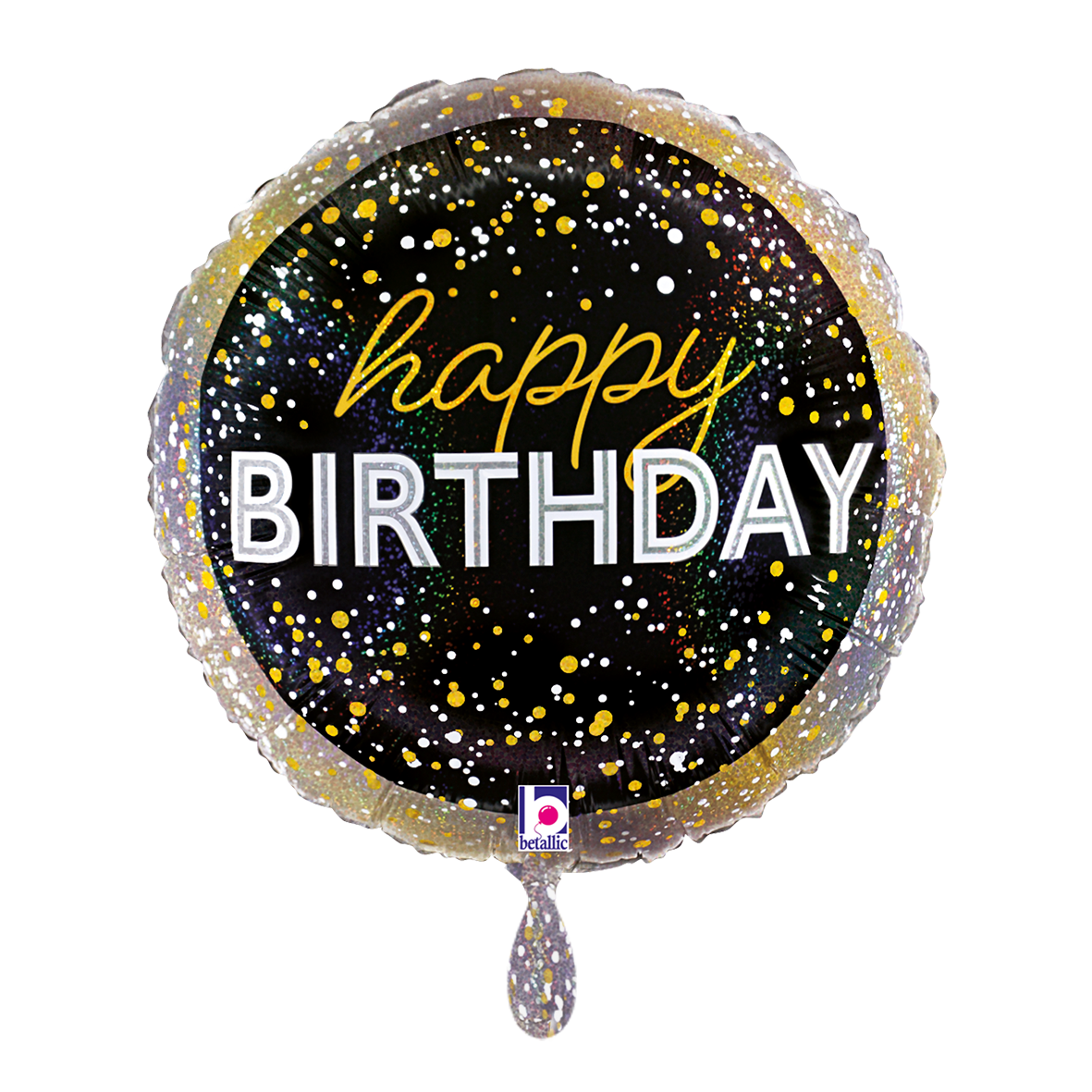 1 Ballon - Fête d'anniversaire métallique