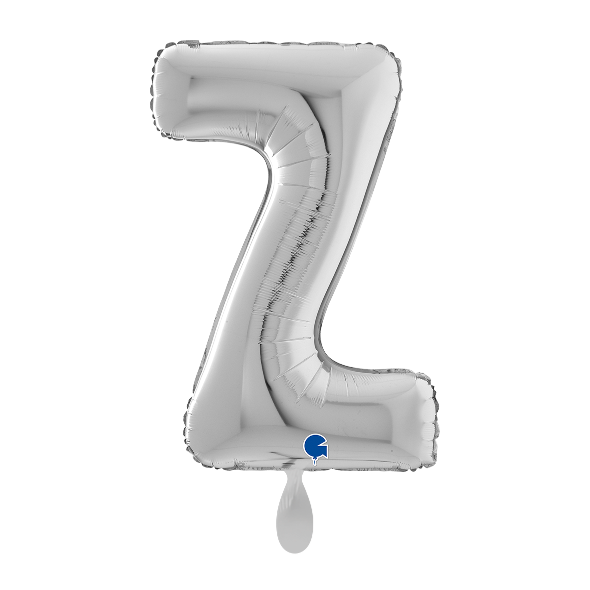 1 Ballon XL - Letter Z - Zilver