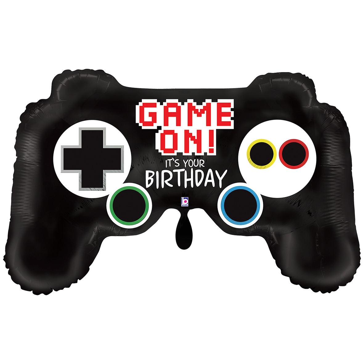 1 Ballon XXL - Manette de jeu Anniversaire