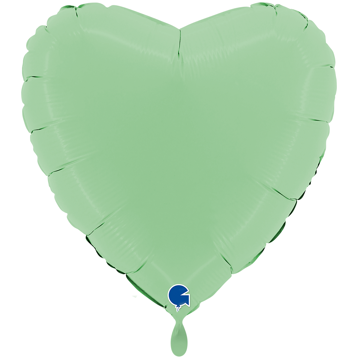 1 Ballon XXL - Cœur - Vert Mat