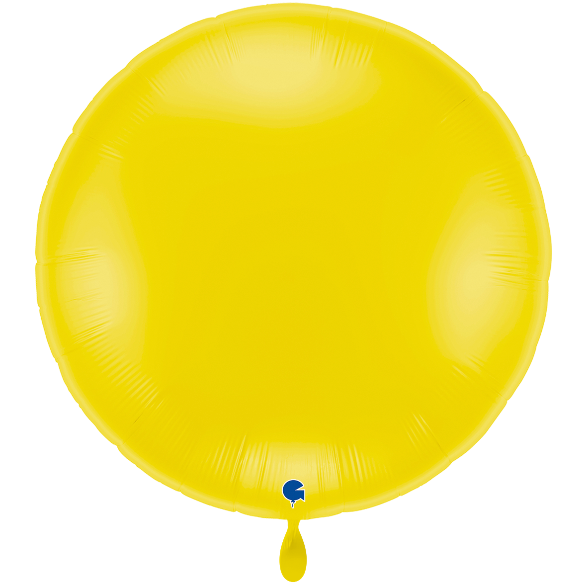 1 Ballon XXL - Rond - Pastelgeel