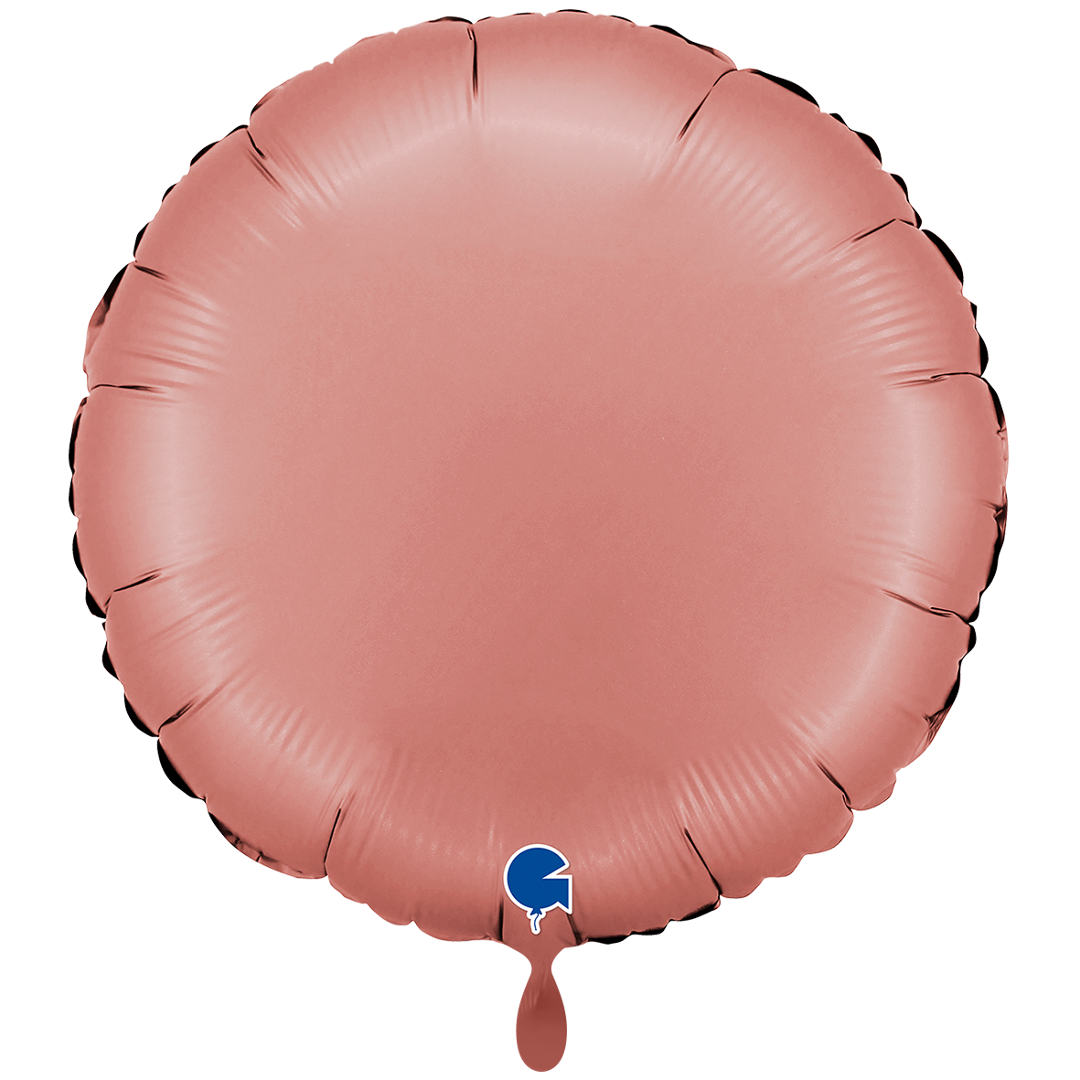 1 Ballon XXL - Rond - Satijn Roségoud