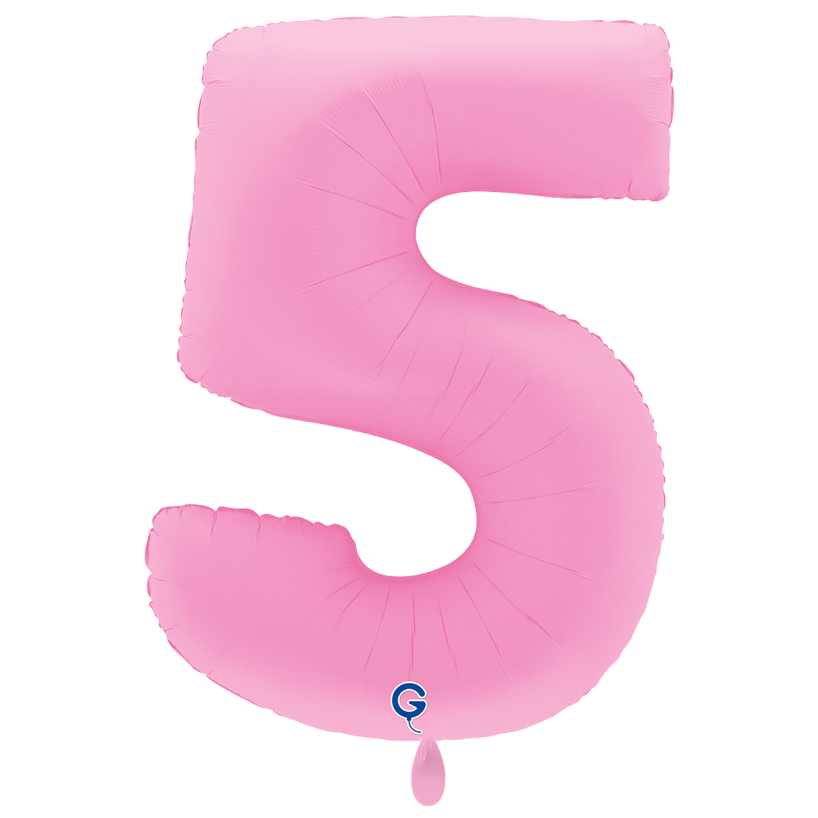 1 Ballon XXL - Nummer 5 - Soft Matte Sakura Pink
