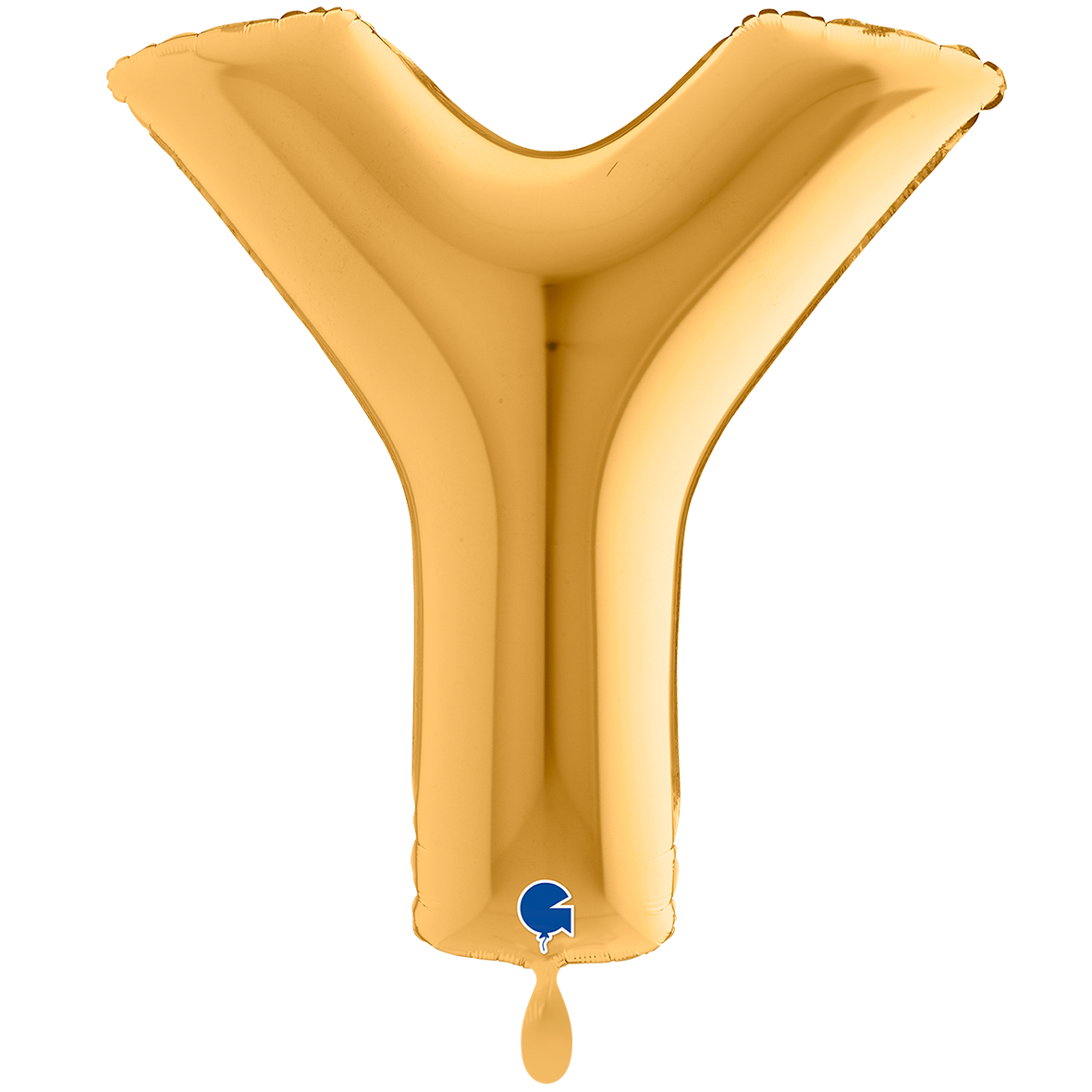 1 Ballon XXL - Letter Y - Goud