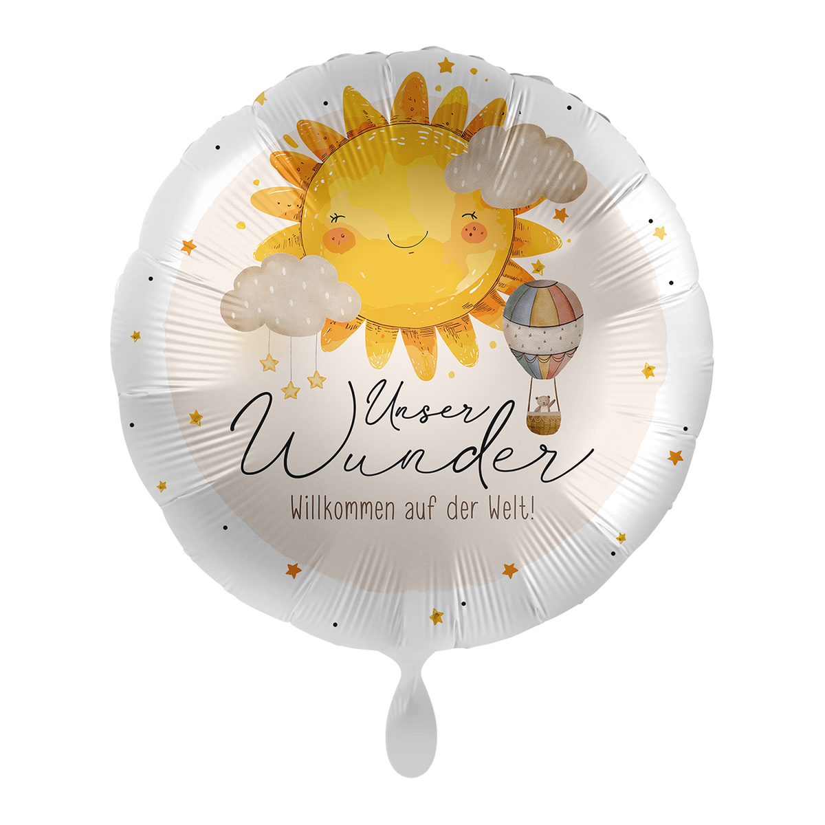 1 Ballon - Bébé Mixte - Bienvenue au monde - FRA
