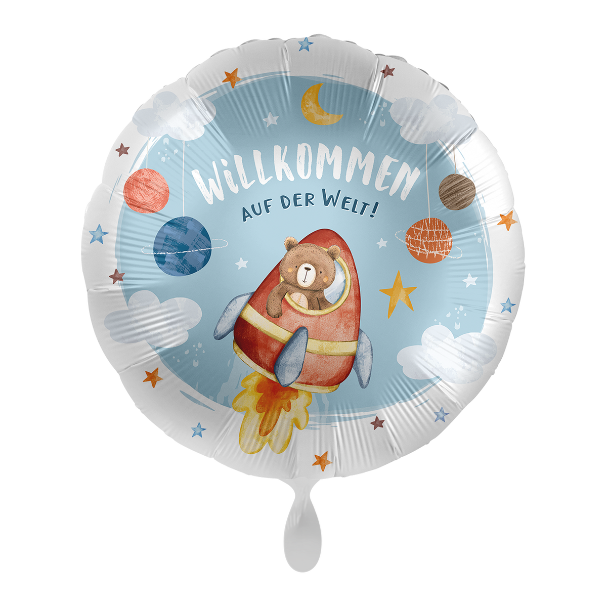 1 Ballon - Bébé Garçon - Bébé Fusée - ALL