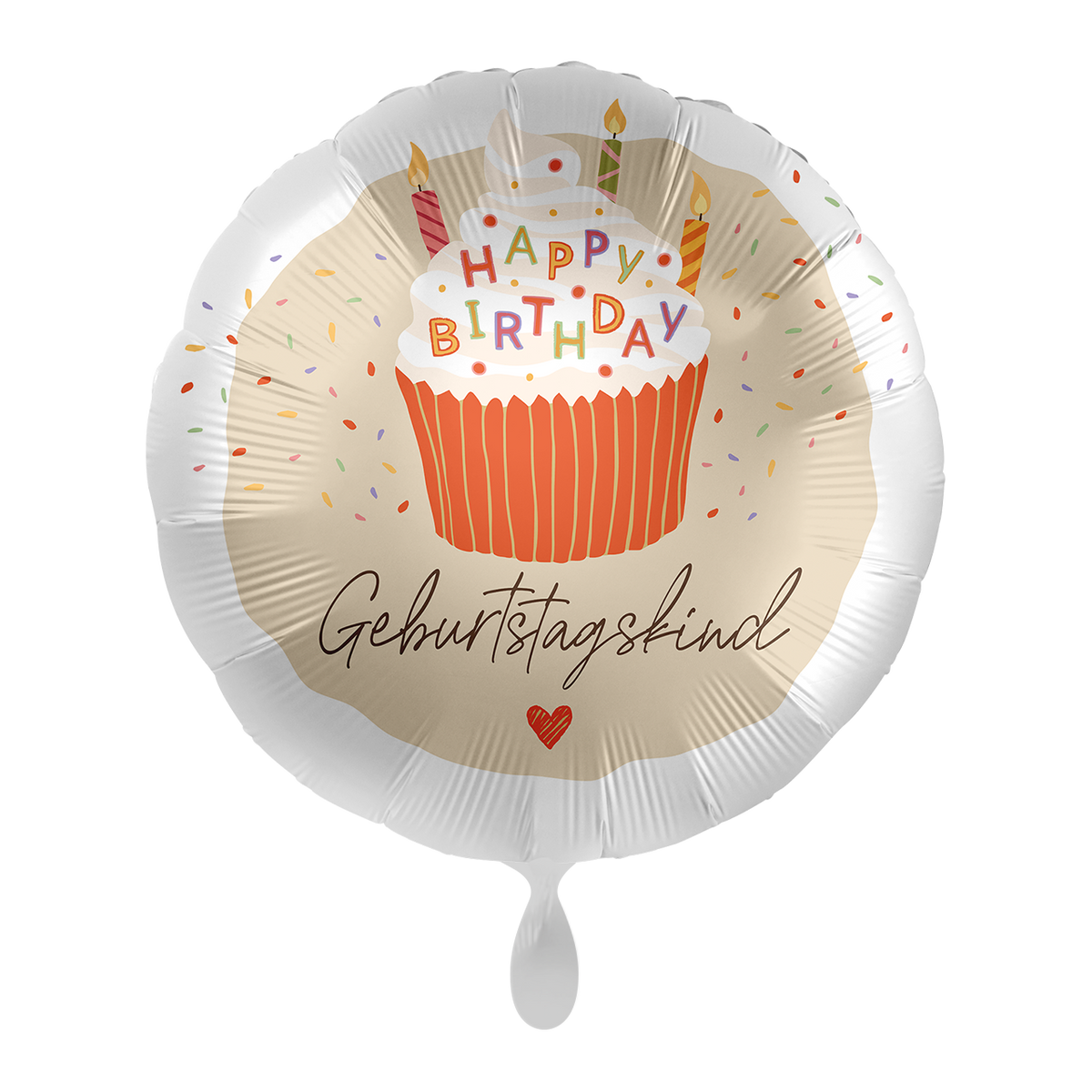 1 Ballon - Sweet Birthday Cupcake - NL