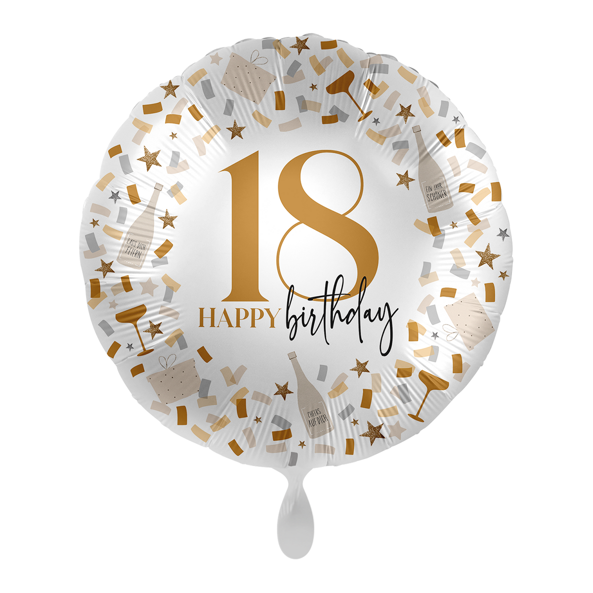 1 Ballon – Alles Gute zum Geburtstag 18 – NL