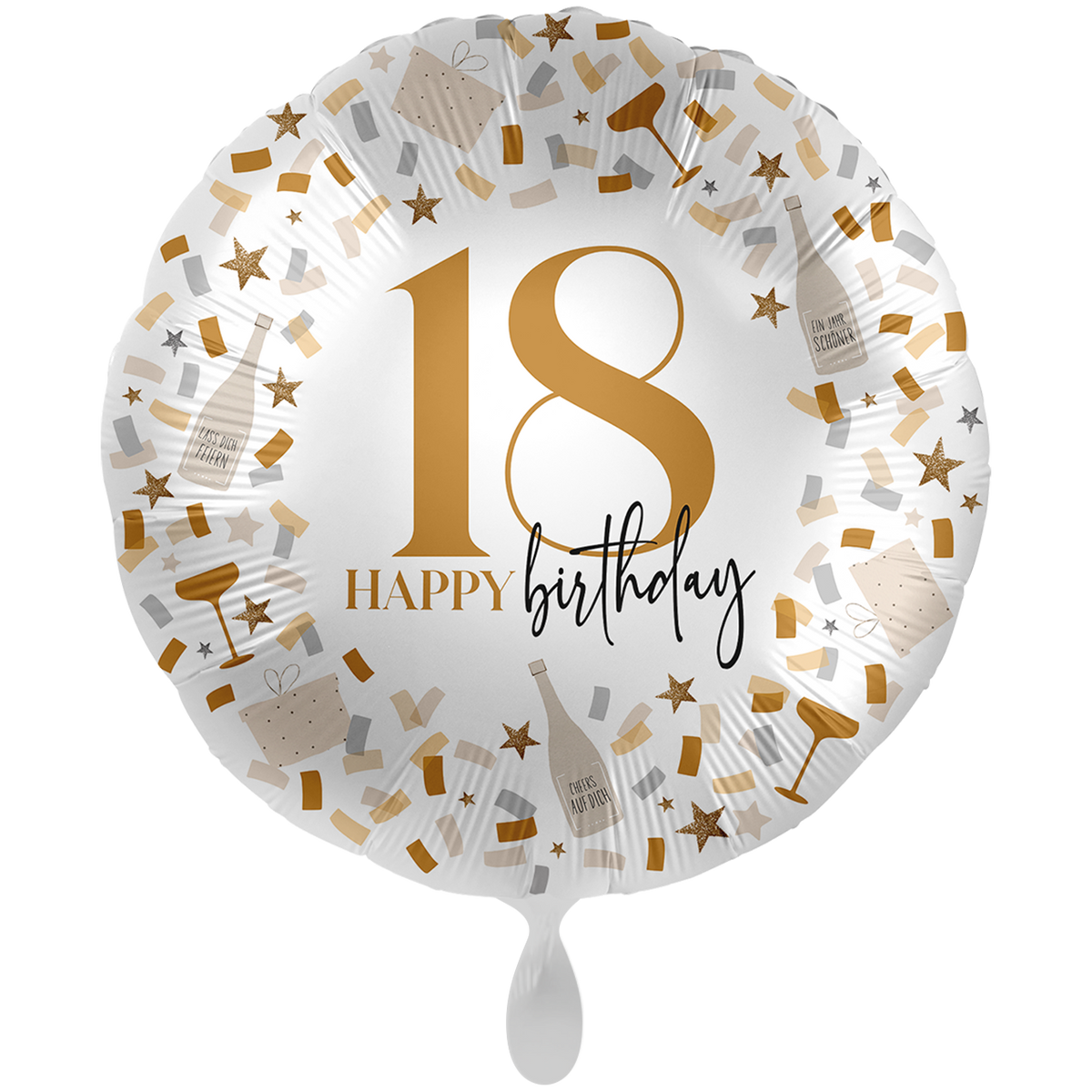 1 Ballon XXL - Hello to Another Birthday 18 - NL