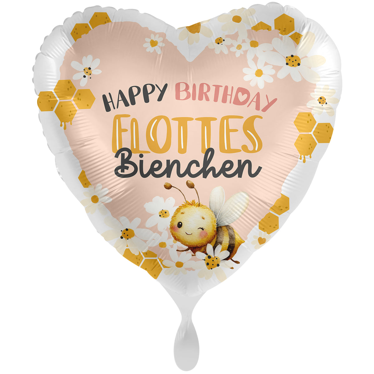 1 Ballon XXL - Bee Happy - Joyeux Anniversaire - ALL