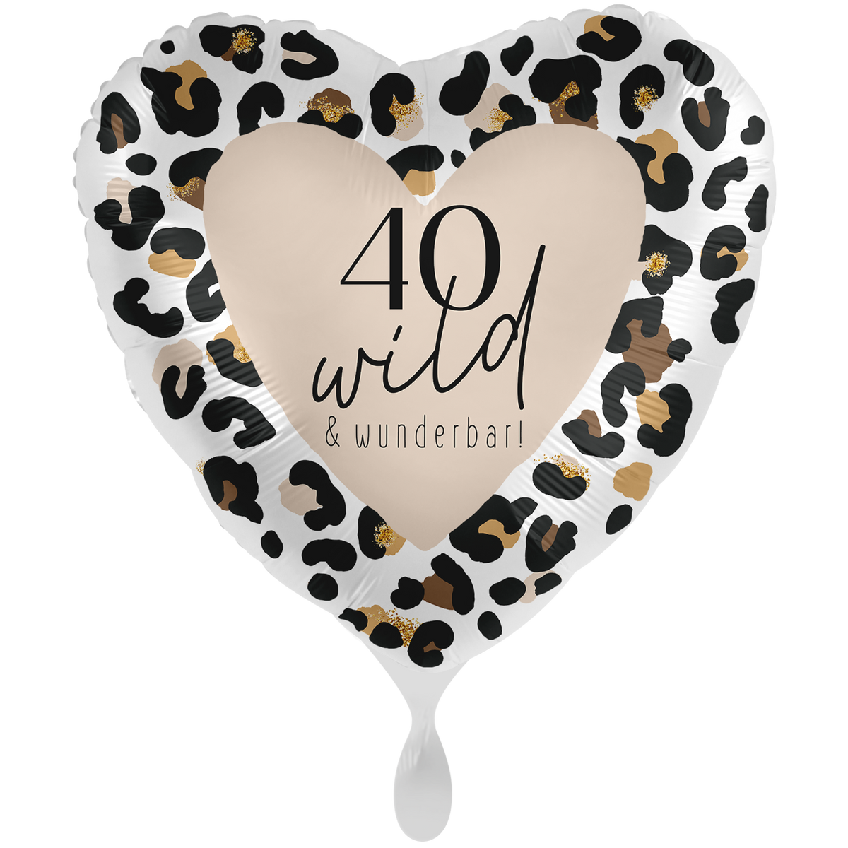 1 Ballon XXL - Go Wild - Happy Birthday 40 - NLD