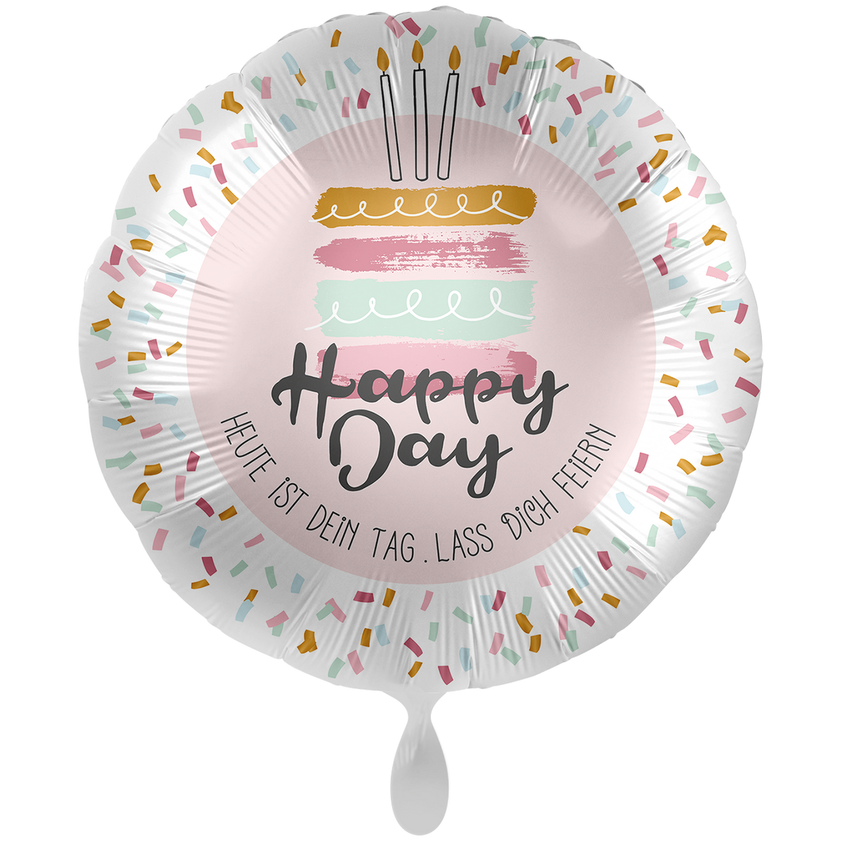 1 Ballon XXL - Gâteau Happy Day - GER