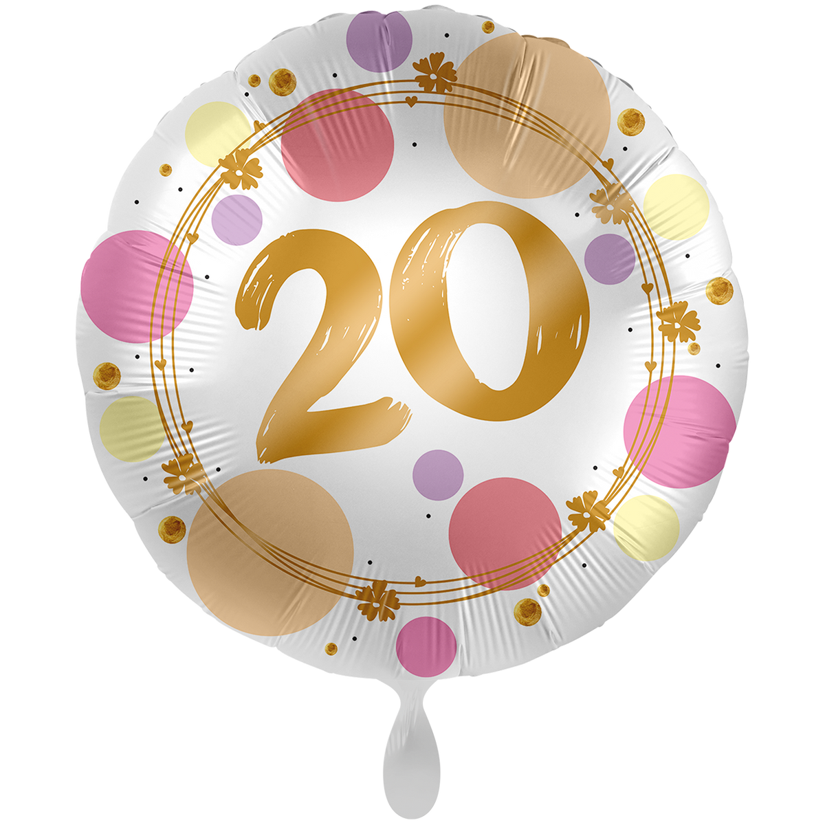 1 Ballon XXL - Points brillants 20 - UNI