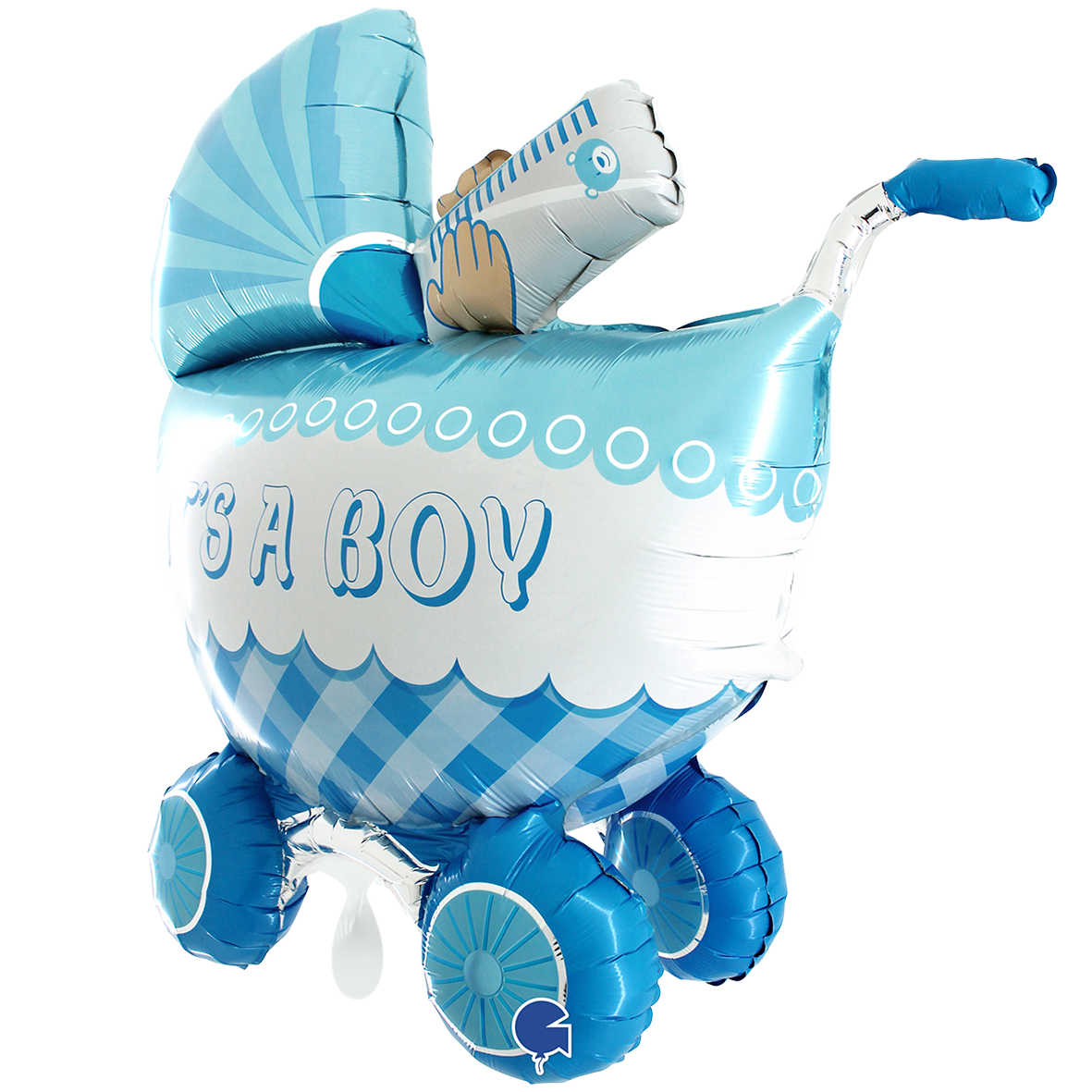 1 Ballon XXL - It's A Boy Buggy 3D
