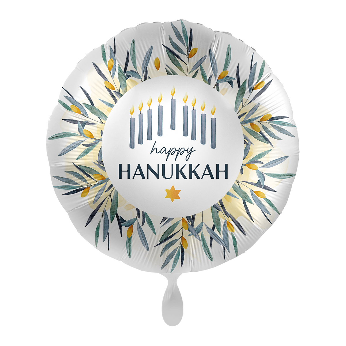 1 Ballon - Happy Hanukkah - FR