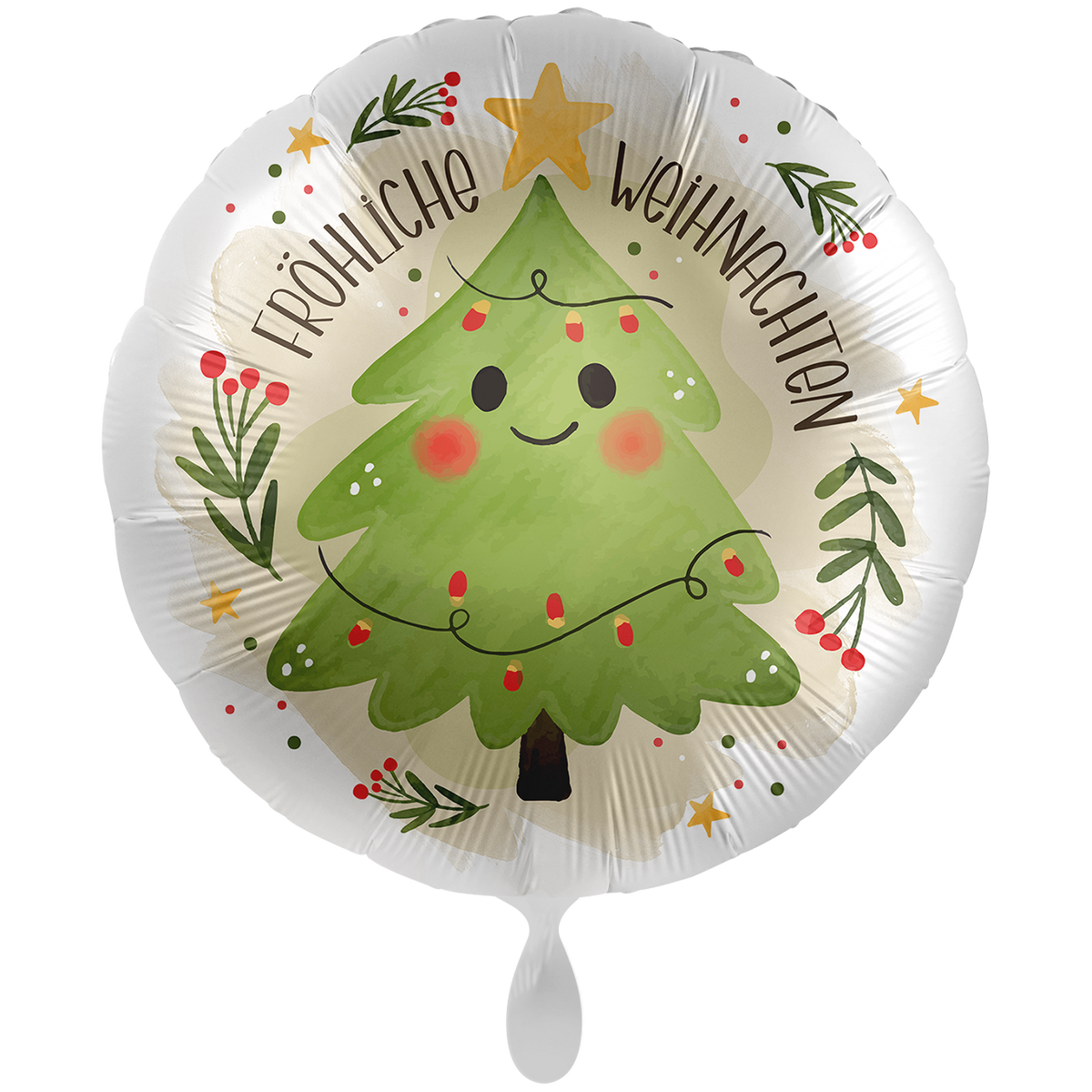 1 Ballon Géant XXL - Happy Christmas Tree - DEU